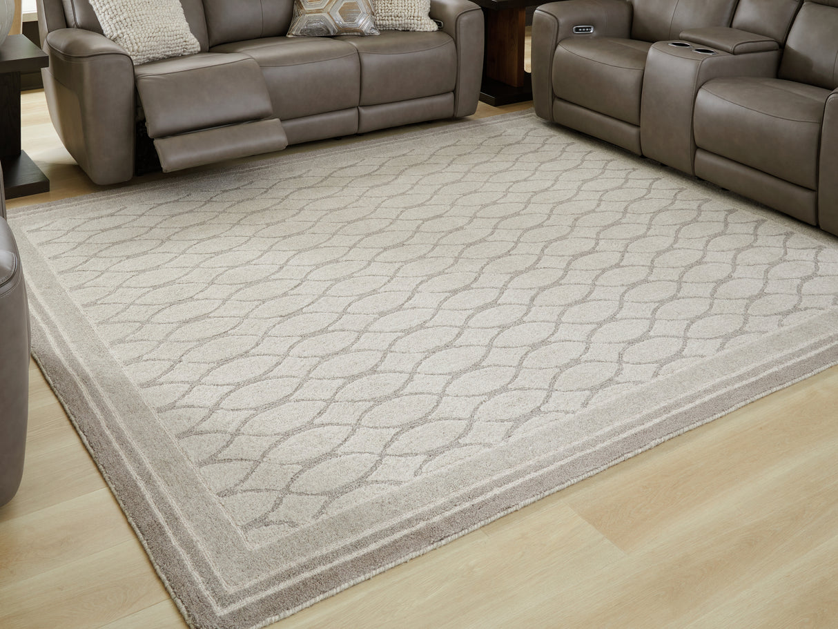 Mega Furniture - Ashley Furniture - Wimney Rug - Extra Large Rug / Gray - R407280
