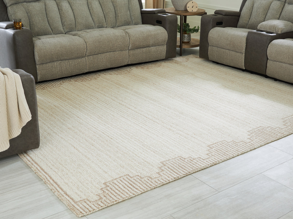 Mega Furniture - Ashley Furniture - Emorymore Rug - Large Rug / Brown/Beige - R407301