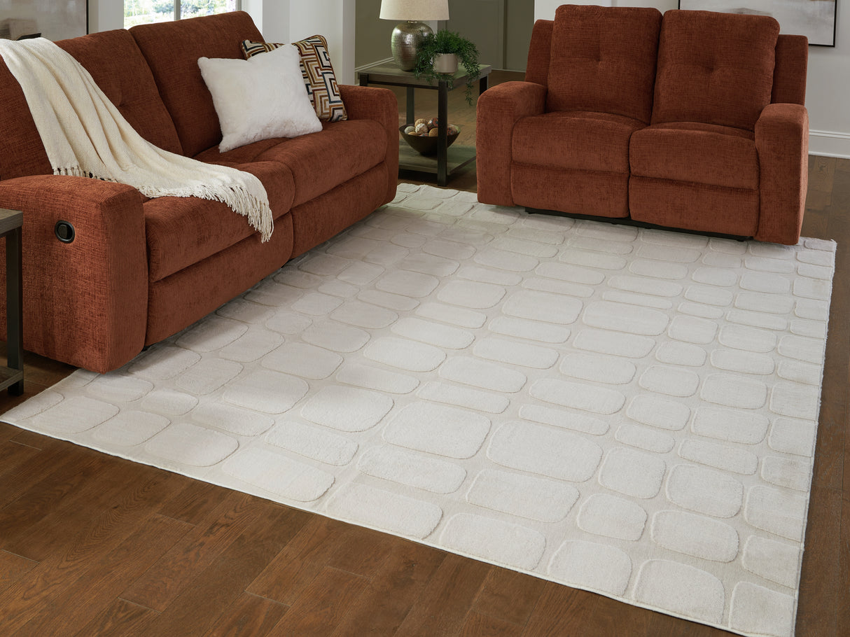 Mega Furniture - Ashley Furniture - Malvinsboro Rug - Washable 8' x 10' Area Rug / Sandstone - R407441