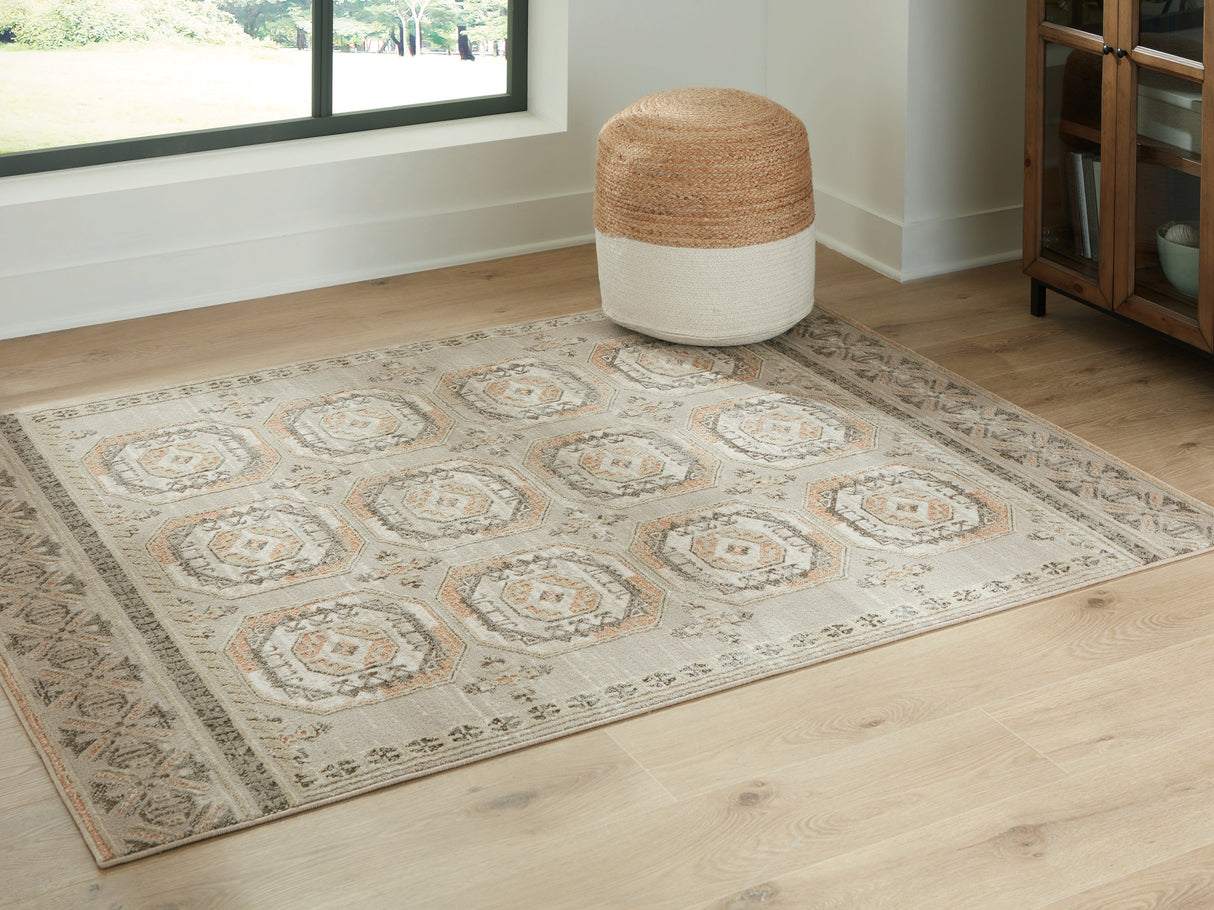 Mega Furniture - Ashley Furniture - Bachby Rug - 5'3" x 7' Area Rug / Multi - R407682