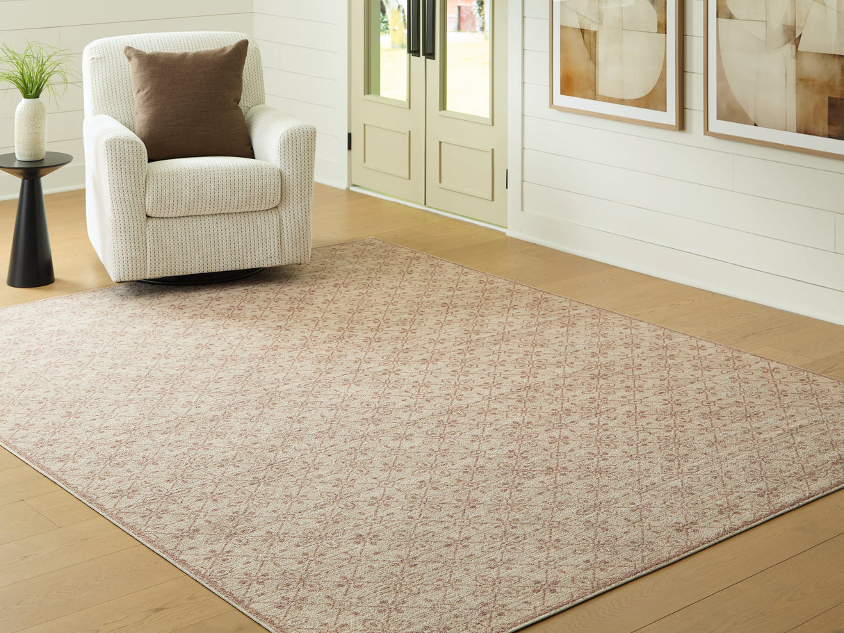 Mega Furniture - Ashley Furniture - Lyamford Rug - Large Rug / Beige/Gray/Brown - R408501
