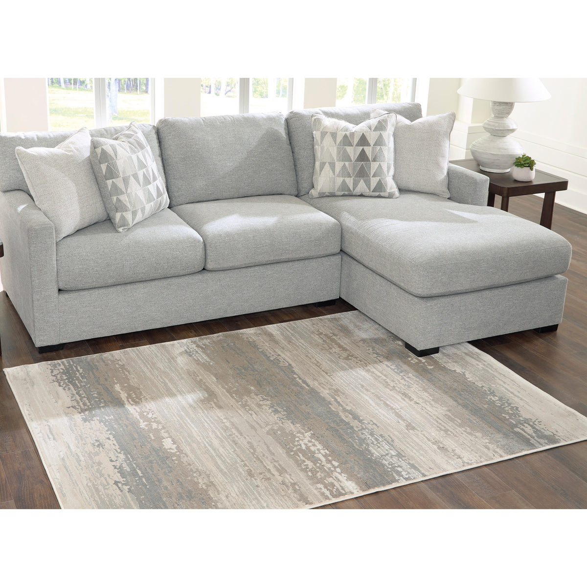 Mega Furniture - Ashley Furniture - Loomville Rug - Medium Rug - R408642