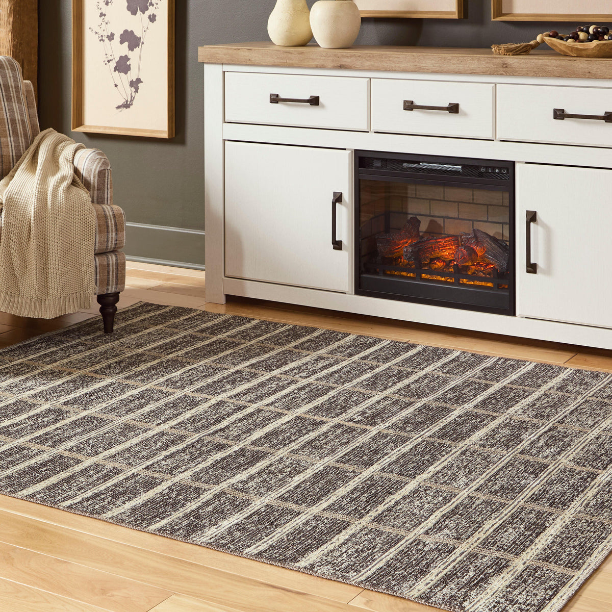 Mega Furniture - Ashley Furniture - Verbrook Rug - Medium Rug - R408862
