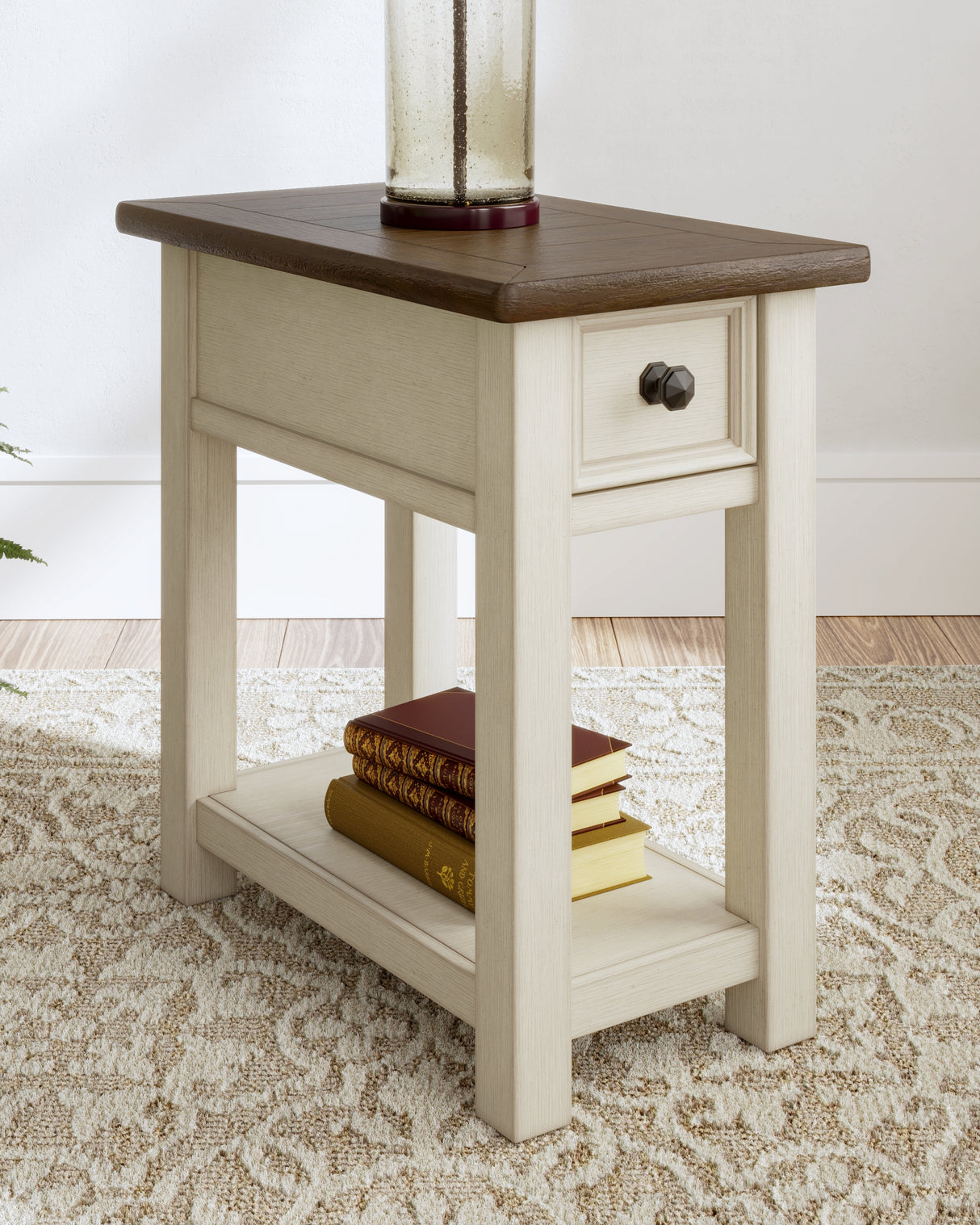 Mega Furniture - Ashley Furniture - Bolanburg Chairside End Table - Chair Side End Table / Two-tone - T637-107