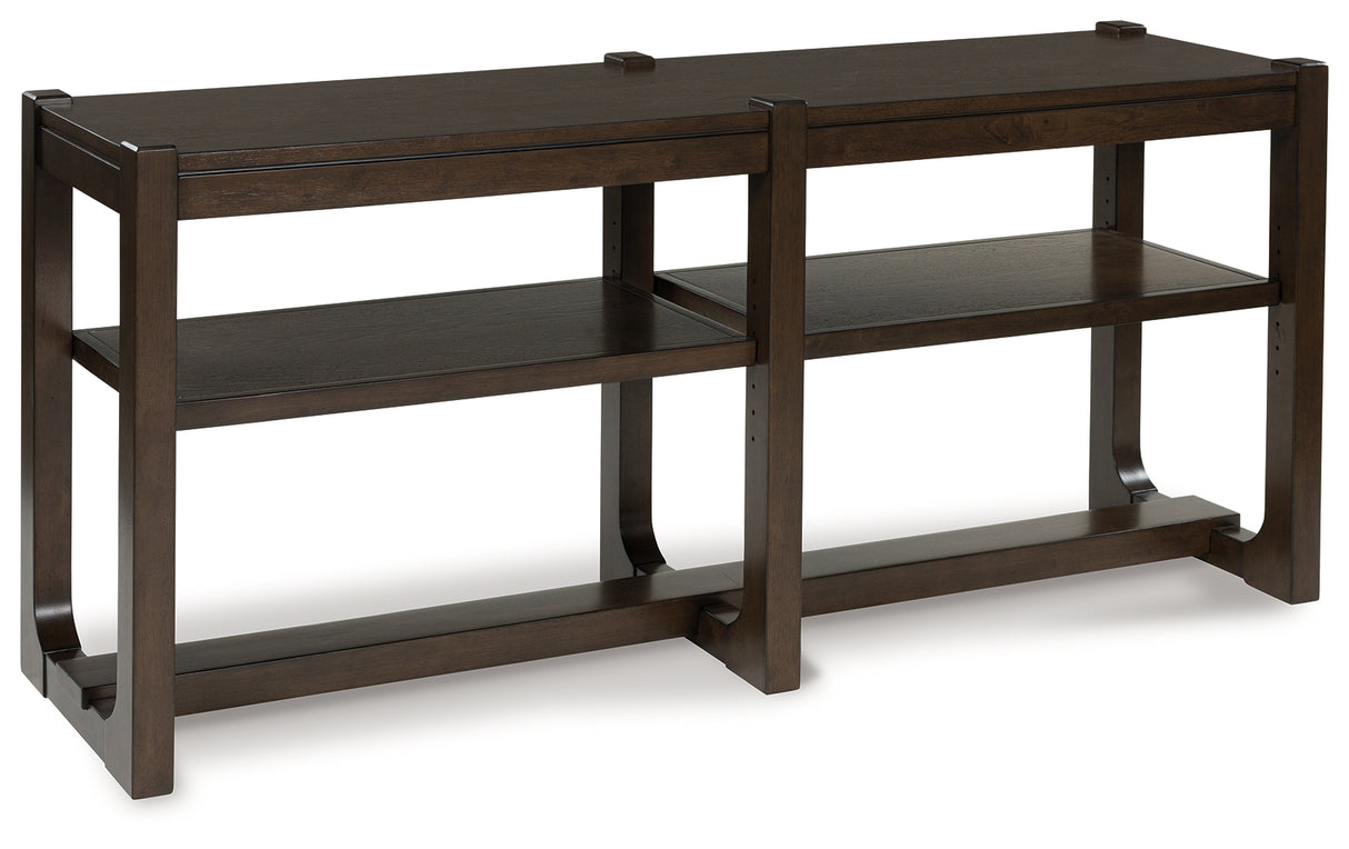 Mega Furniture - Ashley Furniture - Breckington Sofa Table - Sofa Table / Dark Brown - T856-4