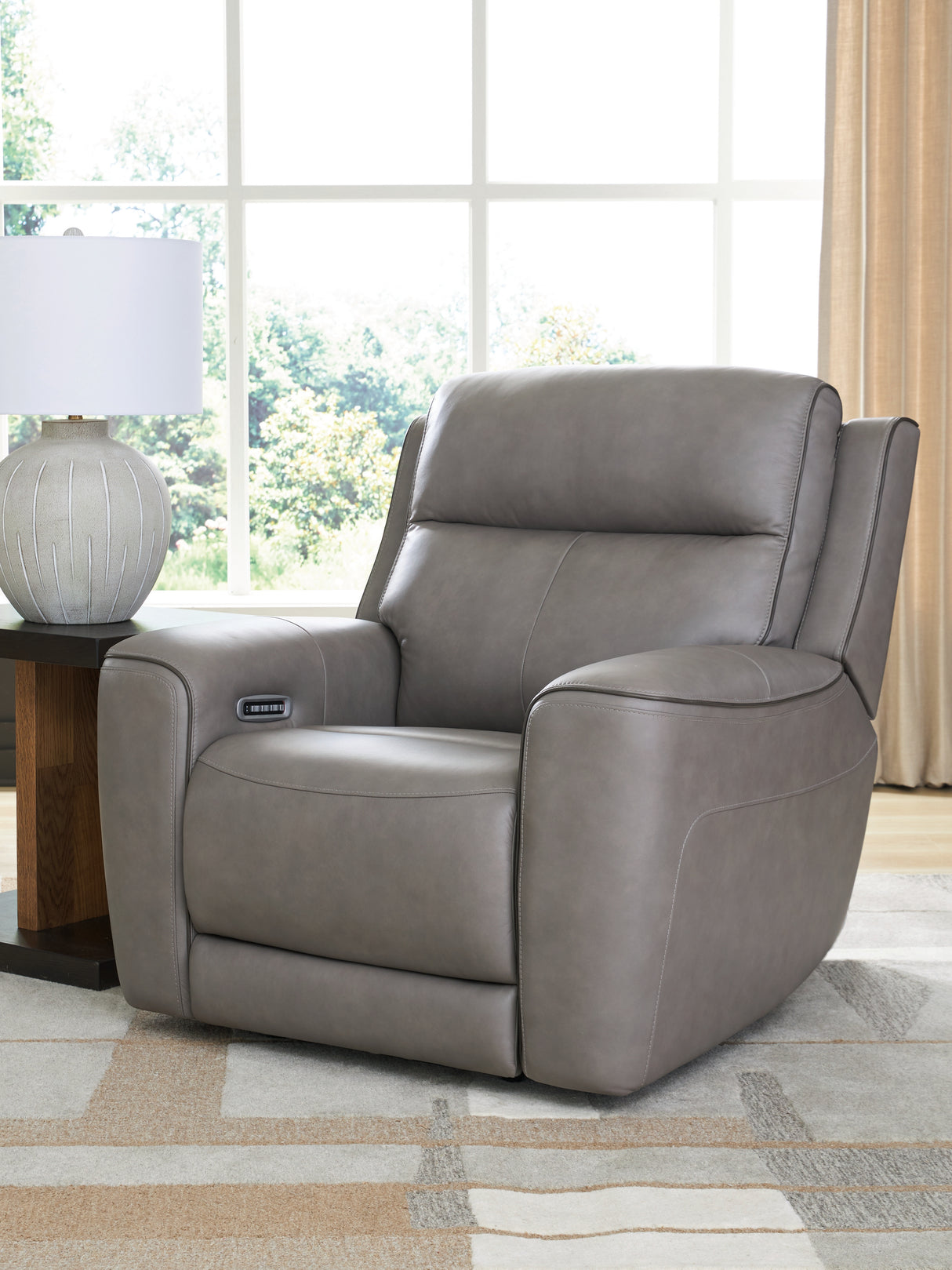Mega Furniture - Ashley Furniture - 5Z-Comfort Living Room - PWR Recliner/ADJ Headrest / Coin - PCU1090013