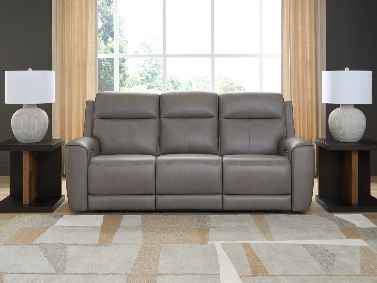 Mega Furniture - Ashley Furniture - 5Z-Comfort Living Room - PWR REC Sofa with ADJ Headrest / Coin - PCU1090015