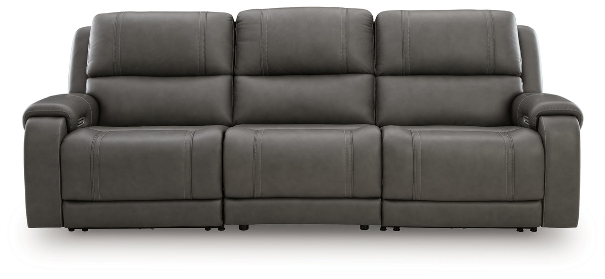 Mega Furniture - Ashley Furniture - 5Z - Pittson Sectional - 3-Piece Power Sectional Reclining Sofa / Anchor - PCU12600S3