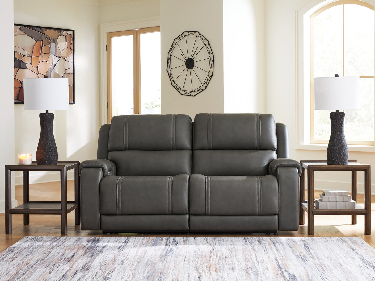 Mega Furniture - Ashley Furniture - 5Z - Pittson Sectional - 2-Piece Power Reclining Sectional Loveseat - PCU12600S1