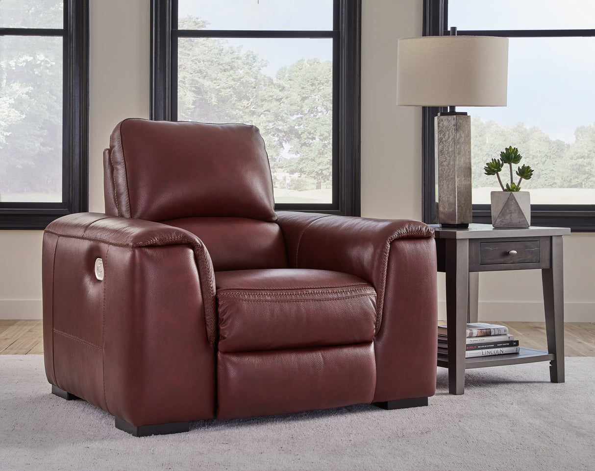 Mega Furniture - Ashley Furniture - Alessandro Living Room - PWR REC Loveseat/CON/ADJ HDRST / Walnut - U2550218