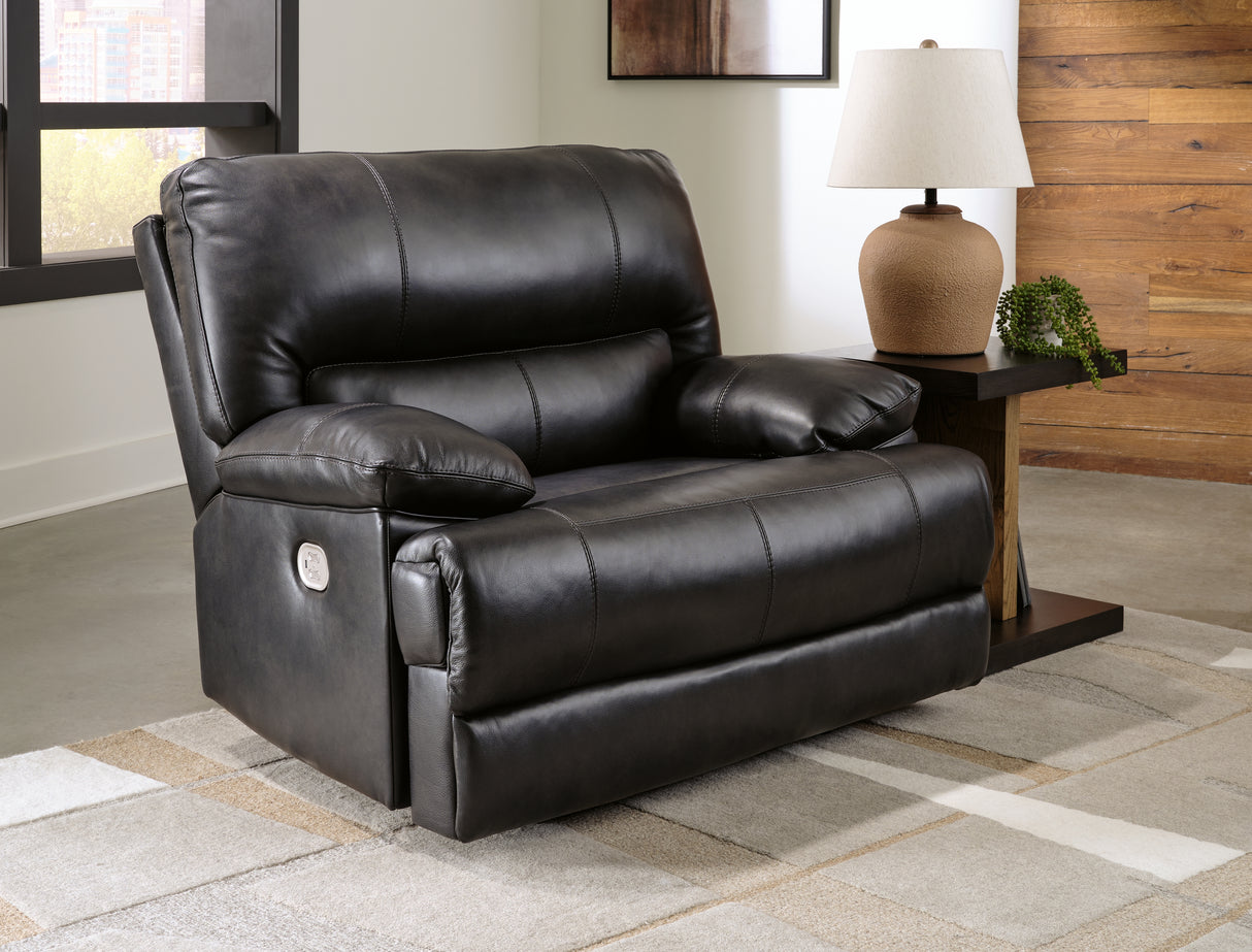 Mega Furniture - Ashley Furniture - Mountainous Living Room - PWR Recliner/ADJ Headrest / Eclipse - U6580182