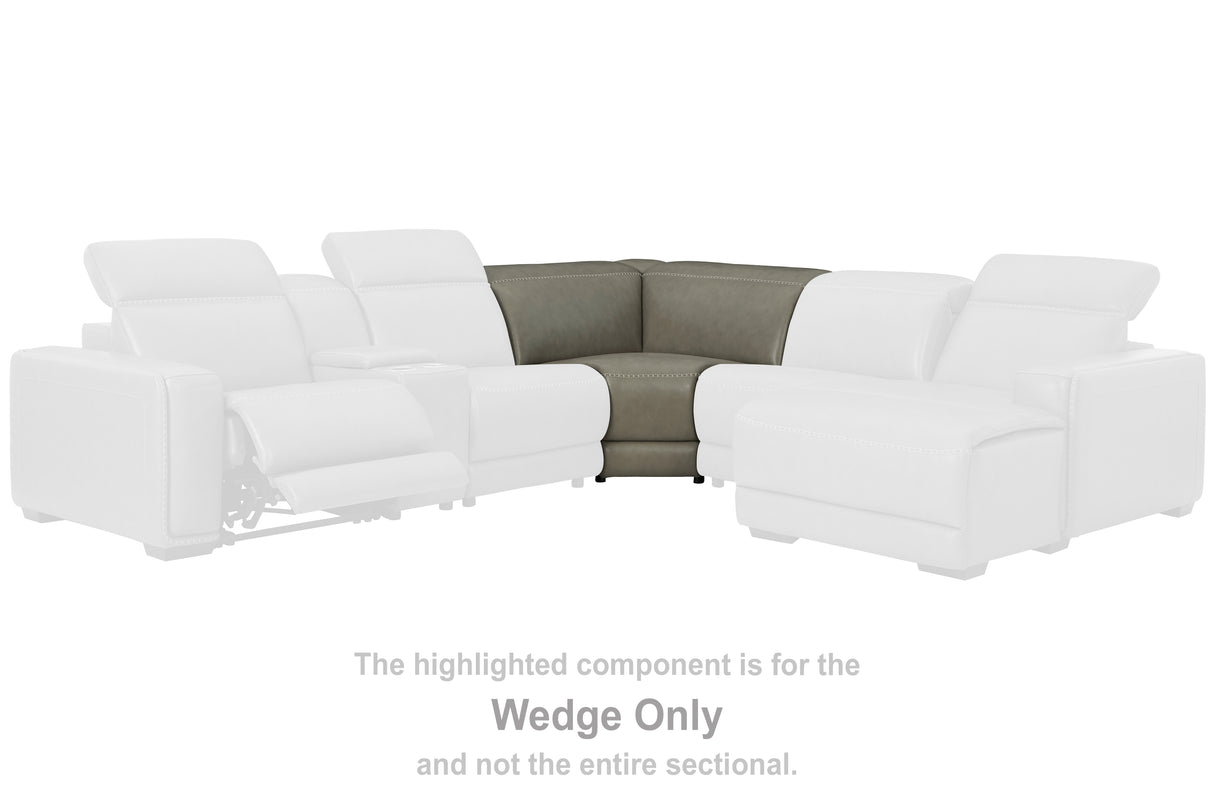 Mega Furniture - Ashley Furniture - Correze Sectional - Wedge / Gray - U9420277
