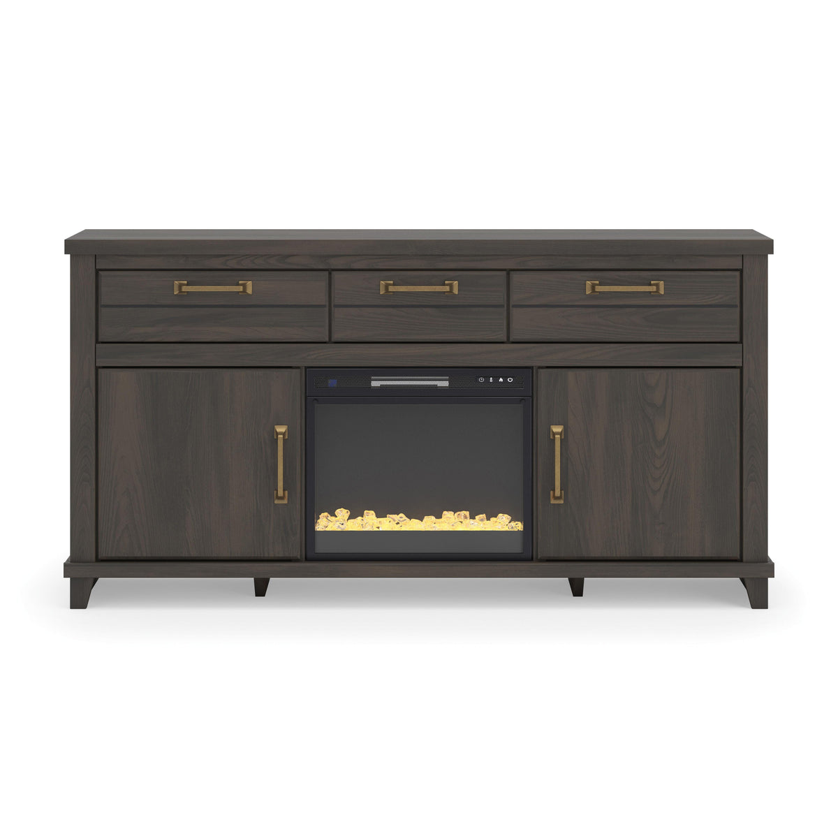 Brazen Valley 71" TV Stand with Electric Fireplace