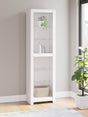 Mega Furniture - Ashley Furniture - Brollevi Entertainment Center - 3-Piece Entertainment Center / White - W2722W1