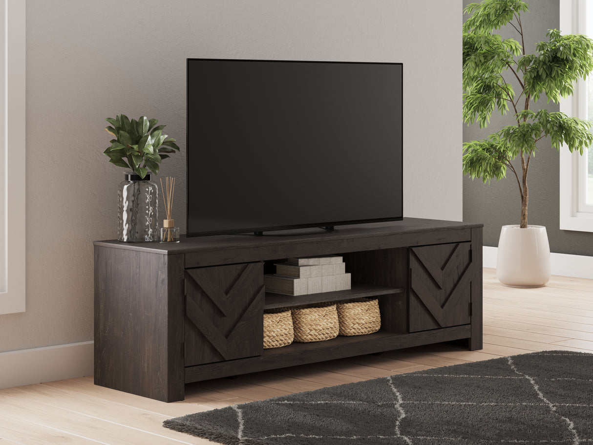 Mega Furniture - Ashley Furniture - Cayboni TV Stand - 71" / Black - W3789-68