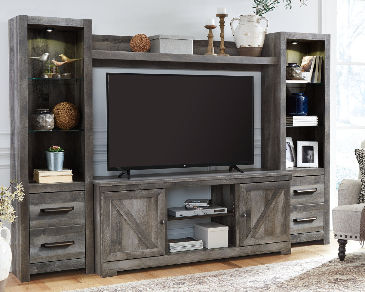 Mega Furniture - Ashley Furniture - Wynnlow Entertainment Center - Pier / Gray - W440-24