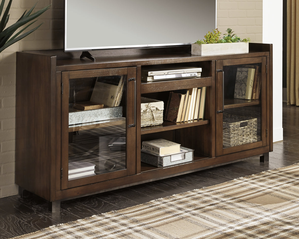 Mega Furniture - Ashley Furniture - Starmore 70" TV Stand - 70" / Brown - W633-68