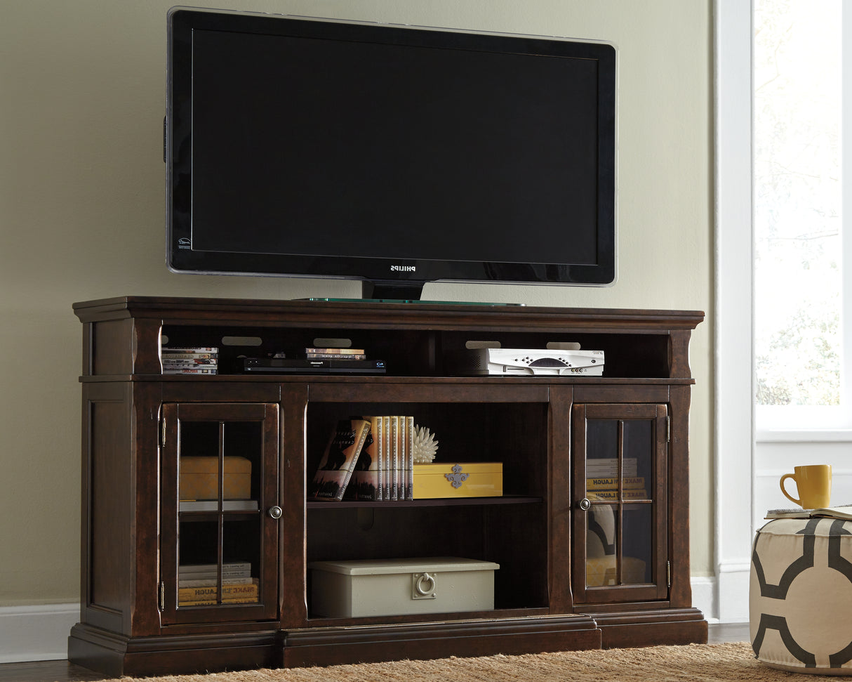 Mega Furniture - Ashley Furniture - Roddinton 72" TV Stand - 72" / Dark Brown - W701-88