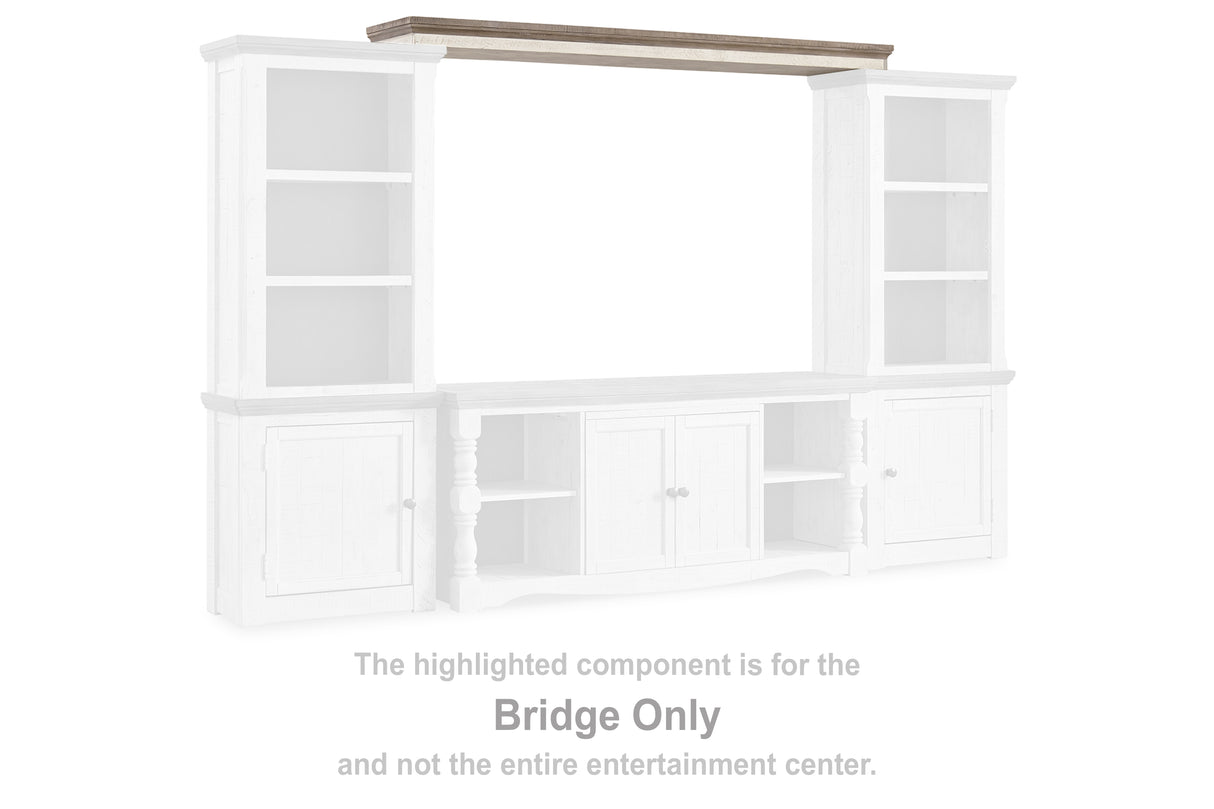 Mega Furniture - Ashley Furniture - Havalance Entertainment Center - Bridge / Two-tone - W814-35