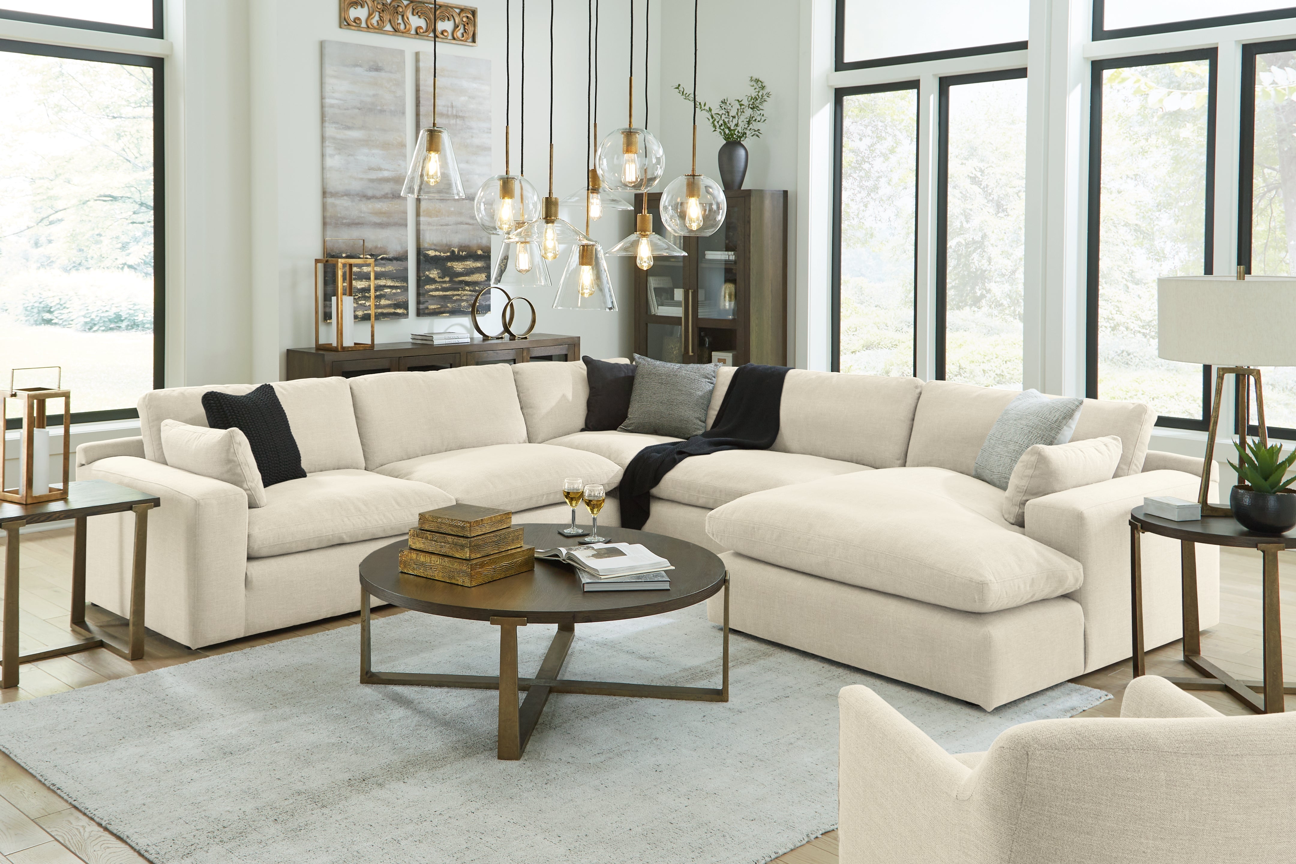 Mega Furniture - Ashley Furniture - Elyza Sectional – Mega