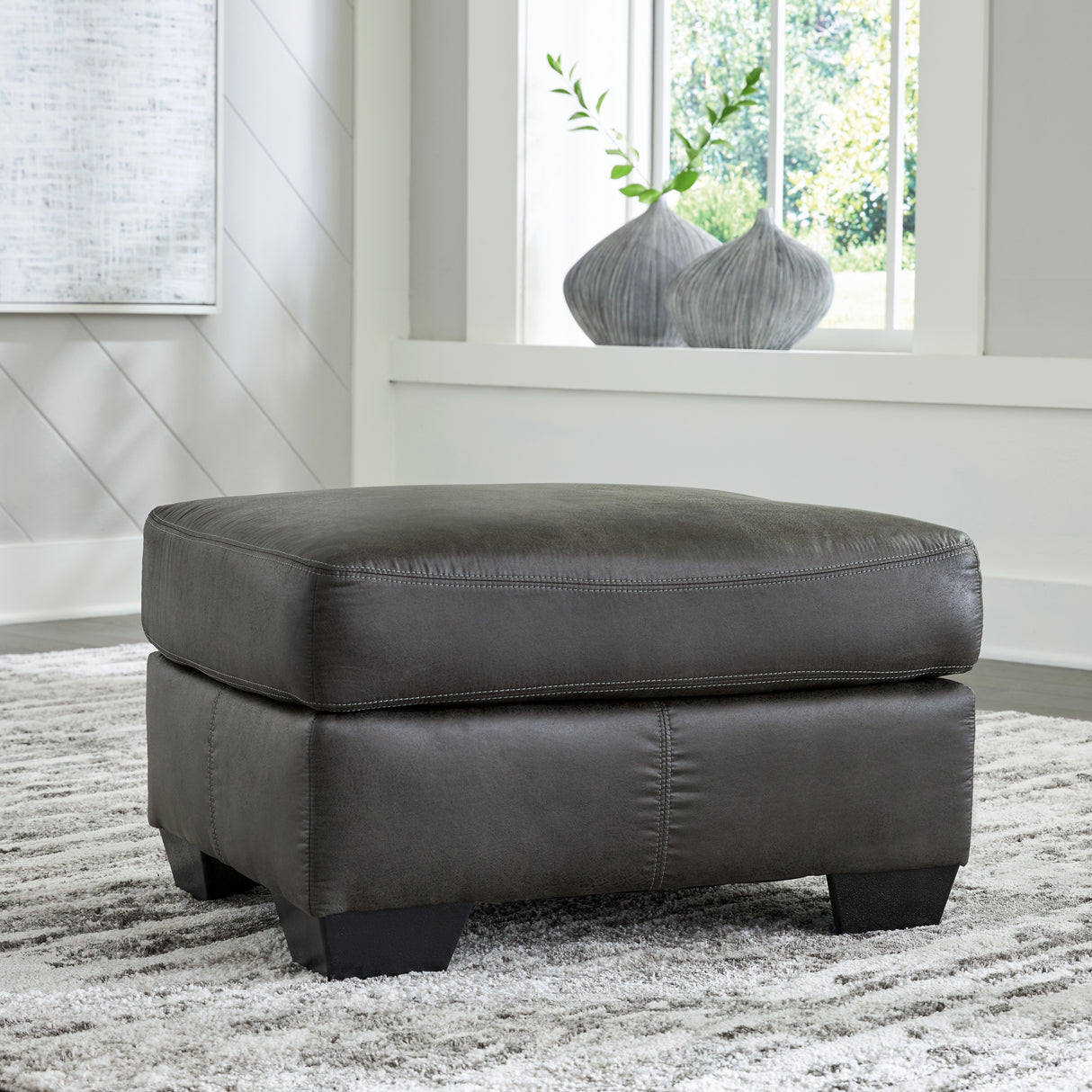 Mega Furniture - Ashley Furniture - Bladen Living Room - Rocker Recliner / Slate - 1202125