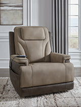 Mega Furniture - Ashley Furniture - 4Z-Peaceful Pause Living Room - Power Lift Recliner / Sand - PC1210312