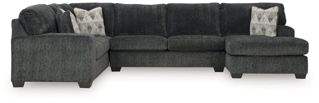 Mega Furniture - Ashley Furniture - Hollyview Sectional - LAF 3-Piece Sectional with Chaise / Shadow - 15205S1