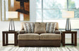 Mega Furniture - Ashley Furniture - Alesbury Living Room - Sofa / Chocolate - 1870438