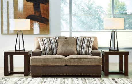 Mega Furniture - Ashley Furniture - Alesbury Living Room - Sofa / Chocolate - 1870438