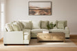 Mega Furniture - Ashley Furniture - Rawcliffe Sectional - LAF 4-Piece Sectional / Parchment - 19604S2