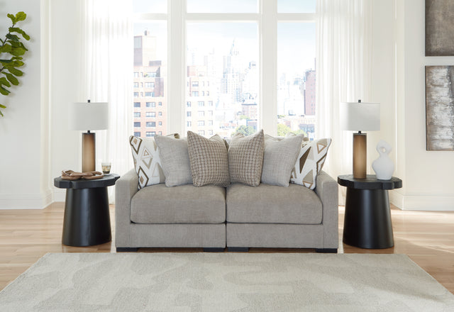Mega Furniture - Ashley Furniture - Aslan Court Sectional - RAF 6-Piece Sectional with Chaise / Flax - 20305S8