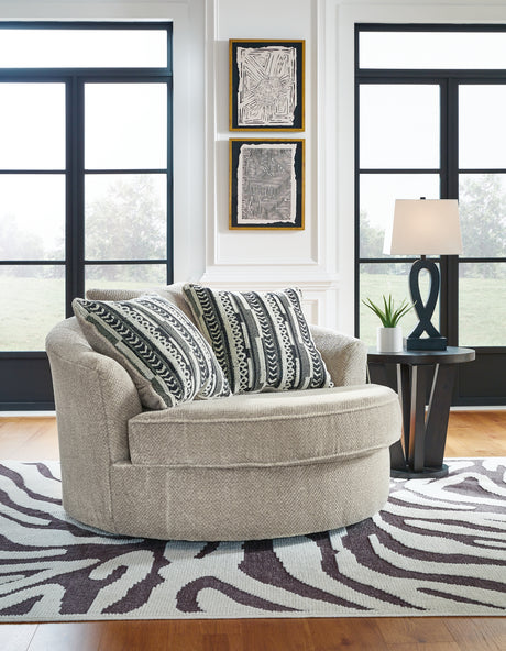 Mega Furniture - Ashley Furniture - Calnita Living Room - Ottoman With Storage / Sisal - 2050211