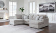 Mega Furniture - Ashley Furniture - Gabyleigh Sectional - RAF 2-Piece Sectional with Chaise / Nickel - 20904S2