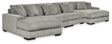 Mega Furniture - Ashley Furniture - Lindyn 4-Piece Sectional with Double Chaise - 4-Piece Sectional with Double Chaise - 21105S20