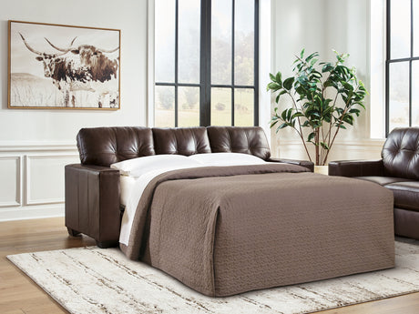 Mega Furniture - Ashley Furniture - Santorine Living Room - Loveseat / Bone - 2170835