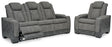 Mega Furniture - Ashley Furniture - Next-Gen Durapella Power Reclining Sofa and Power Recliner - Power Reclining Sofa and Power Recliner - 22004U3