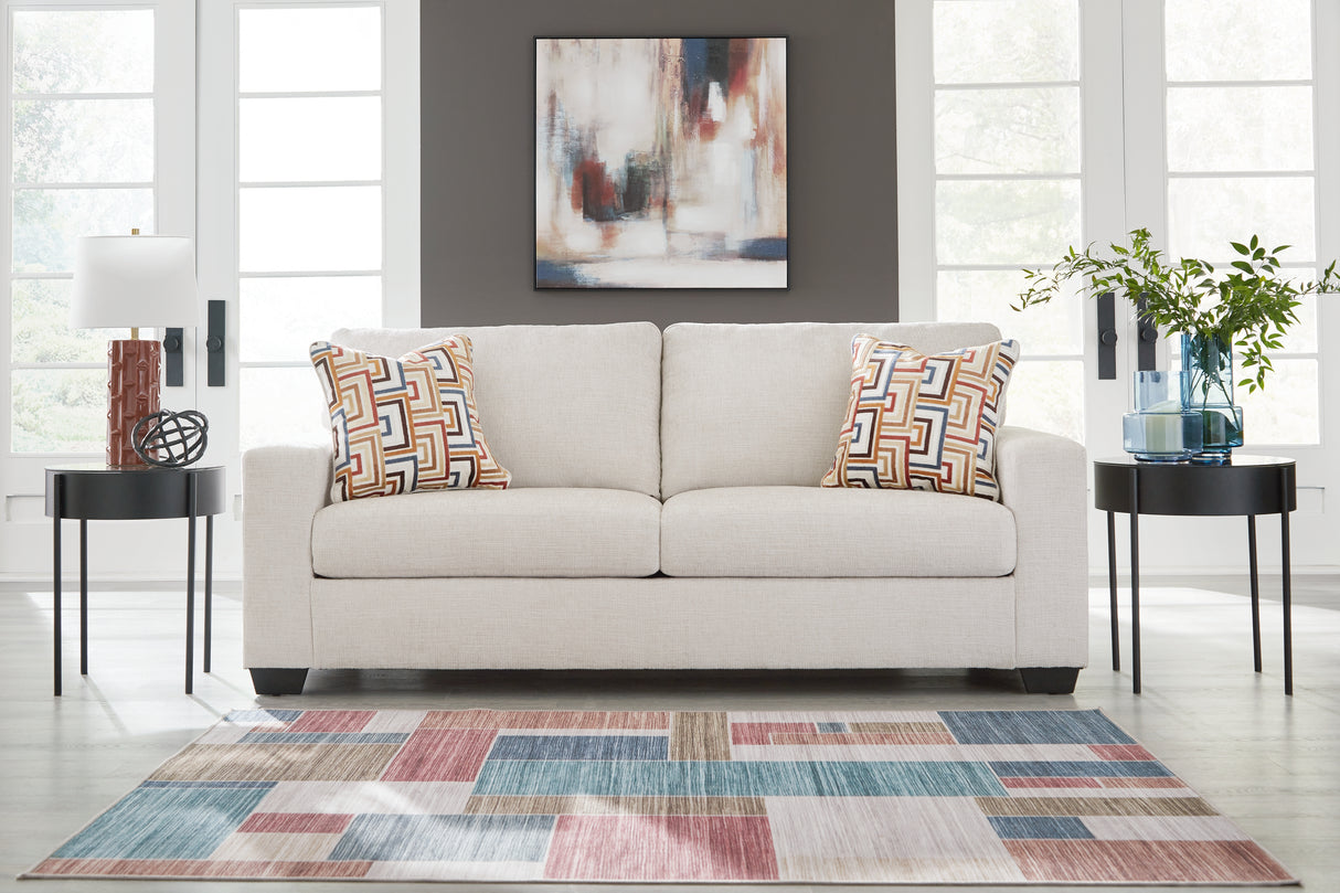 Mega Furniture - Ashley Furniture - Aviemore Living Room - Sofa / Stone - 2430538