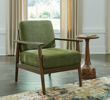 Mega Furniture - Ashley Furniture - Bixler Living Room - RAF Corner Chaise / Navy - 2610617