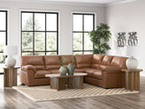 Mega Furniture - Ashley Furniture - WillowBend Sectional - RAF 3-Piece Sectional / Caramel - PC27704S3
