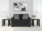 Mega Furniture - Ashley Furniture - Jasmine Peaks Living Room - Sofa / Coal - 2890438