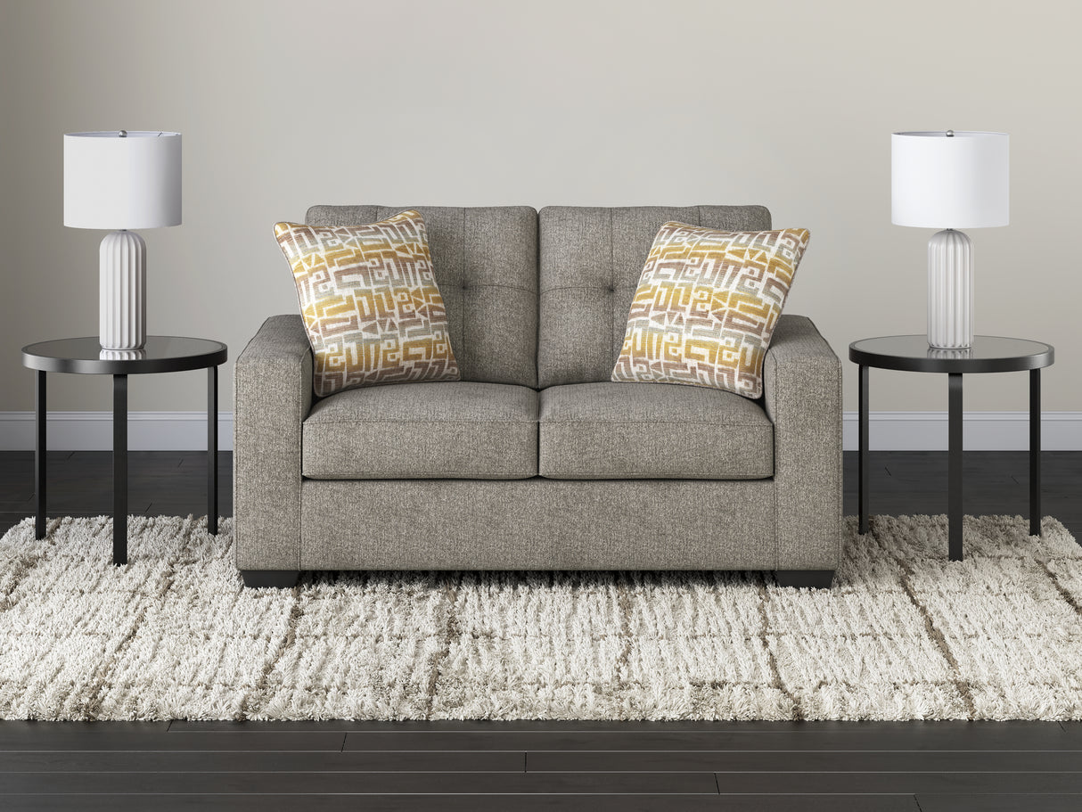 Mega Furniture - Ashley Furniture - Larimer Living Room - Loveseat / Iron - PC2920435
