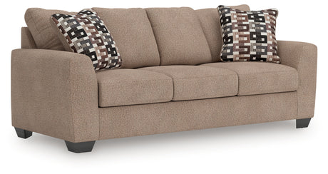 Mega Furniture - Ashley Furniture - Triston-Peaks Living Room - Queen Sofa Sleeper / Suede - 3020439