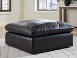Mega Furniture - Ashley Furniture - Emilia Sectional - Oversized Accent Ottoman / Black - 3090208