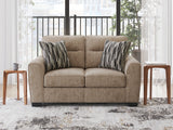 Mega Furniture - Ashley Furniture - Olten Living Room - Loveseat / Mocha - 3130435