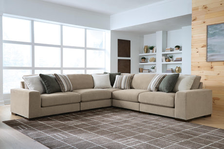 Mega Furniture - Ashley Furniture - Linenhause Sectional - RAF 5-Piece Sectional - 31803S17