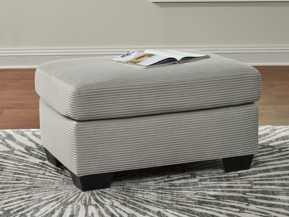 Mega Furniture - Ashley Furniture - Greenbriar Living Room - Ottoman / Smoke - PC3200514