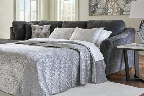 Mega Furniture - Ashley Furniture - Biddeford Sectional - RAF 2-Piece Sectional with Chaise / Shadow - 35504S1