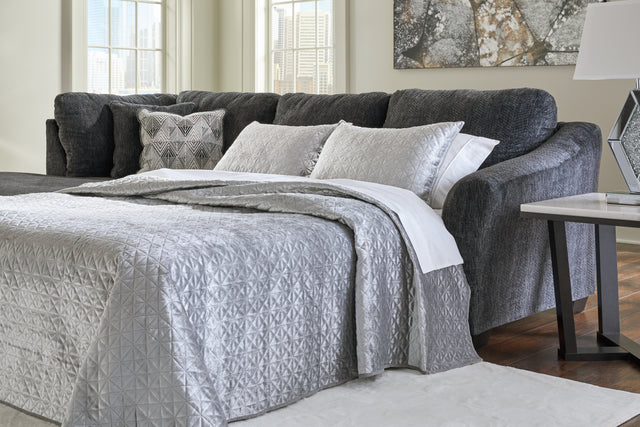 Mega Furniture - Ashley Furniture - Biddeford Sectional - RAF 2-Piece Sectional with Chaise / Shadow - 35504S1
