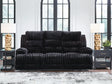 Mega Furniture - Ashley Furniture - Rhine Falls Living Room - Zero Wall Power Recliner / Onyx - PC4280506