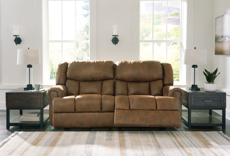 Mega Furniture - Ashley Furniture - Boothbay Living Room - 2 Seat Reclining Power Sofa / Auburn - 4470447